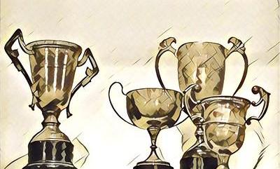 Image of trophies. 